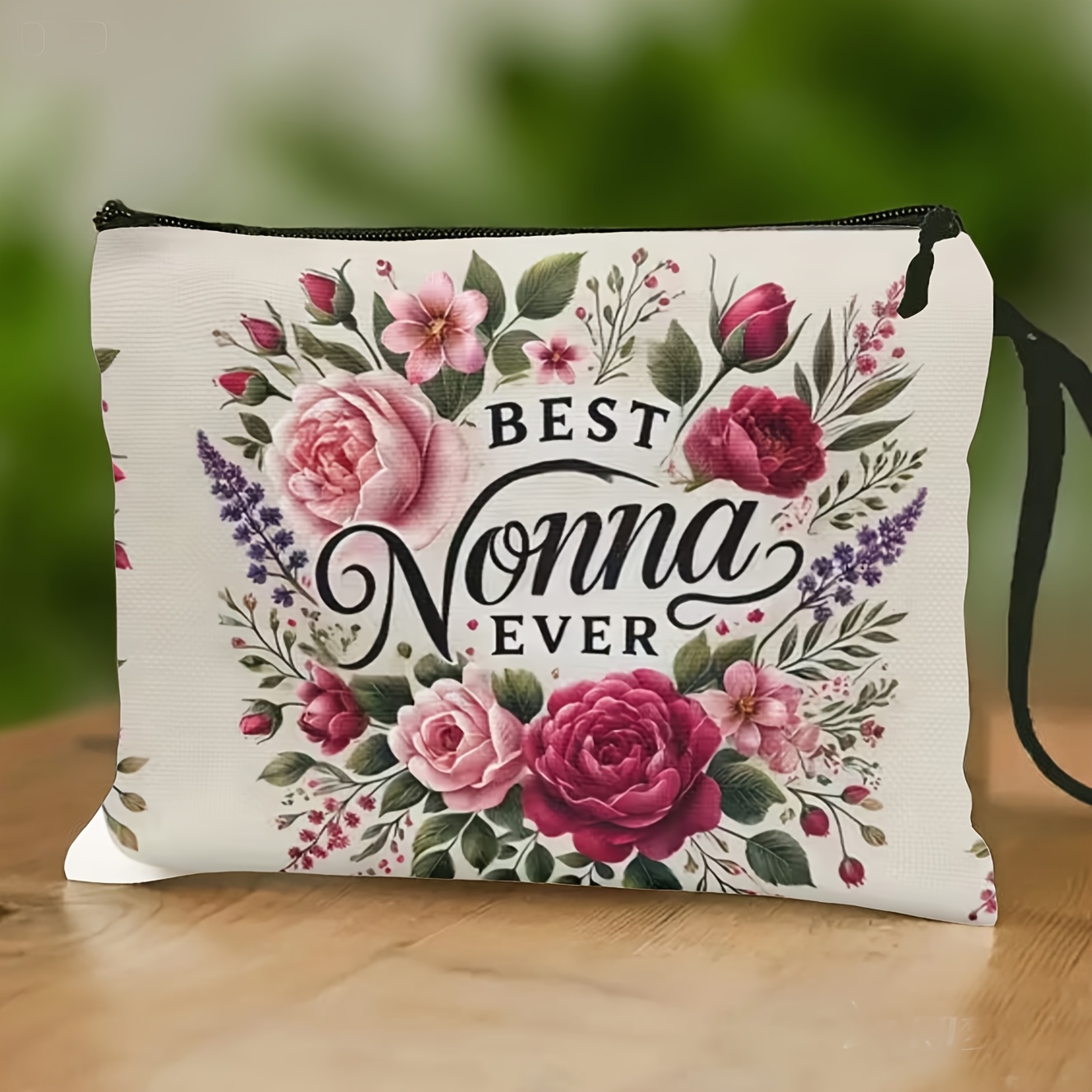Travel Accessories Best - BEST NONNA EVER メイクアップバッグ トラベルアクセサリーオーガナイザー トイレタリーバッグ