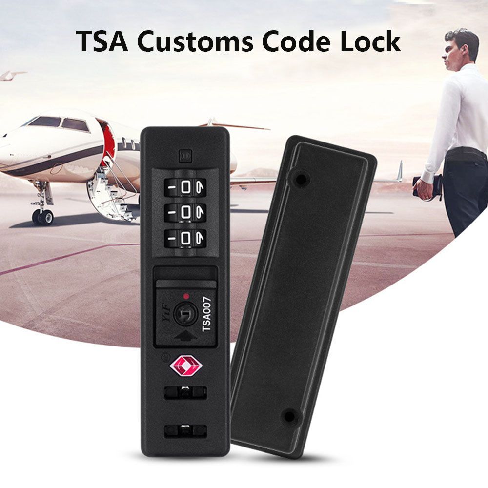 Cable Lock Combination - 高セキュリティケーブル荷物ロックポータブル税関コードロックスチールケーブル付き南京錠TSA税関ロックスマートコンビネーションロック