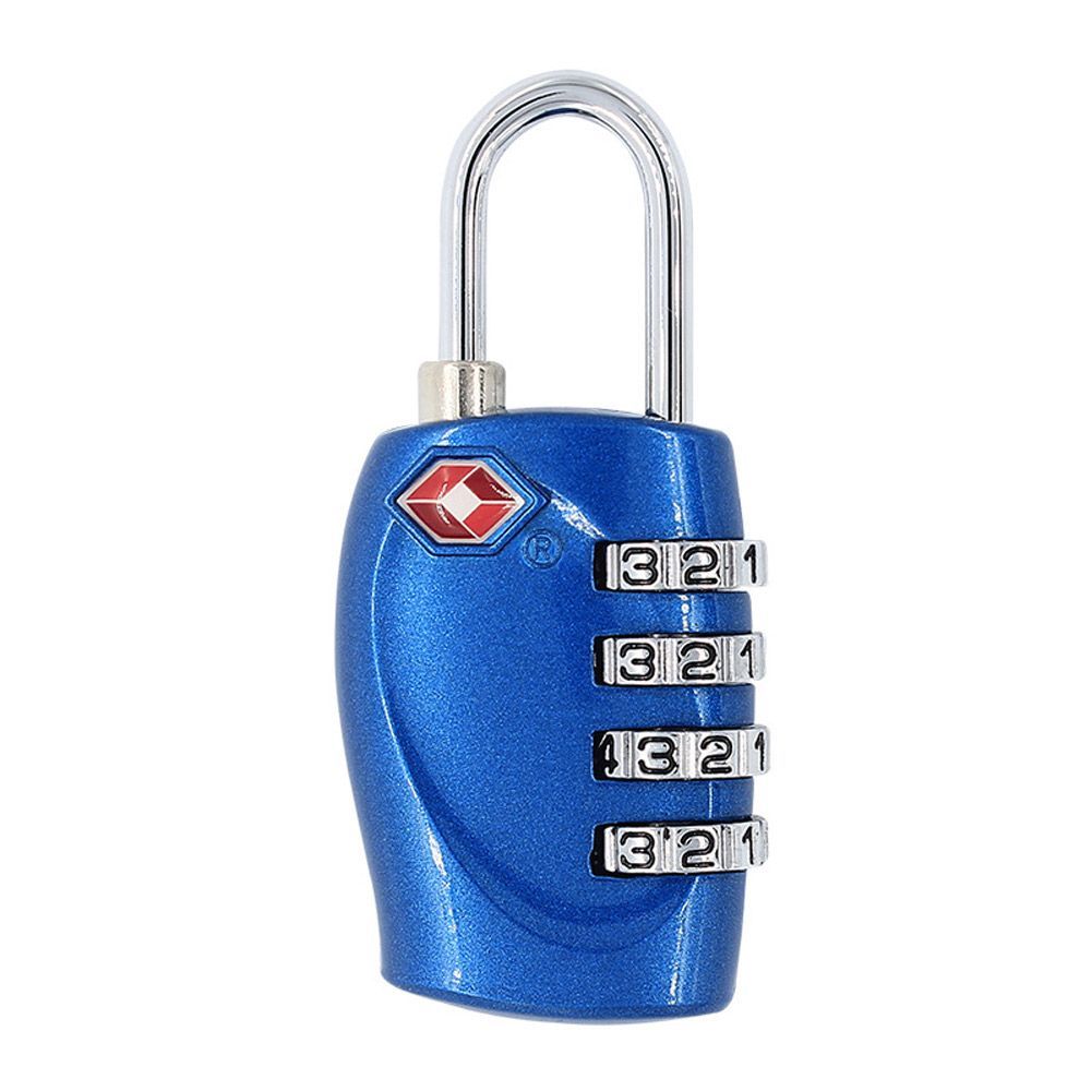 Cable Lock Combination - 防水小型南京錠 ケーブル荷物ロック TSA税関ロック スマートコンビネーションロック スチールケーブル付き南京錠 税関コードロック
