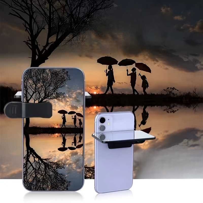 Travel Accessories You Need - iPhone/Android用反射レンズ撮影ツール-ポータブルミラーアタッチメント-旅行写真アクセサリー（バッテリー不要）
