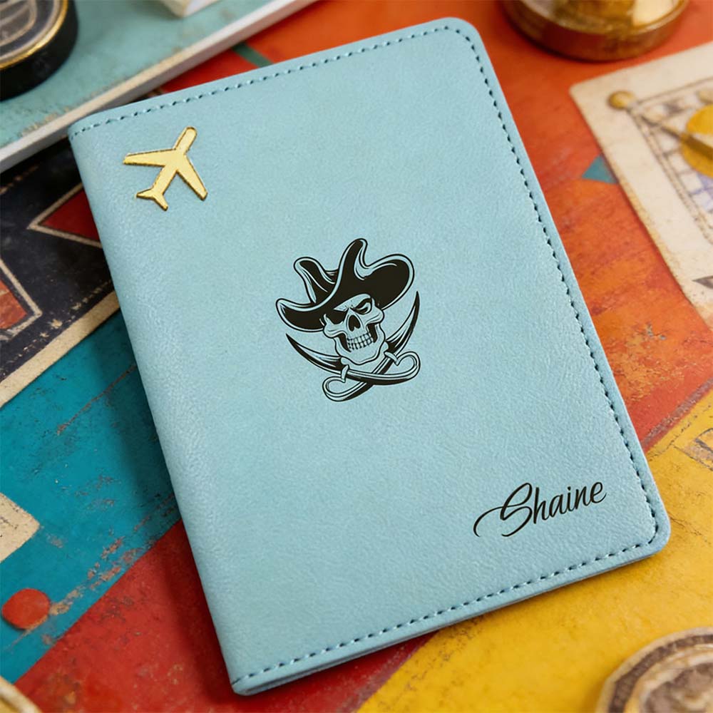 Travel Accessories Best - 1pc パーソナライズされた名前入りパスポートカバー親友へのギフトレザーパスポートポーチ高品質
