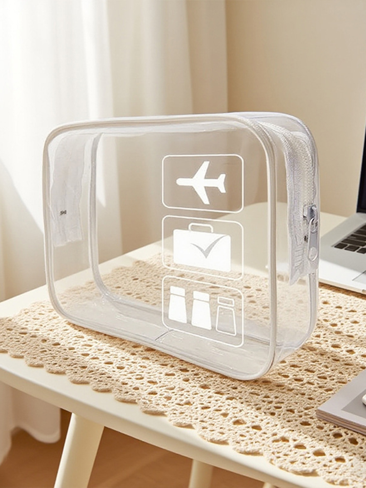 透明な化粧バッグ、ポータブル屋外グルーミングバッグ、ミニマリ - Toiletry Bag Tsa のレビューと価格