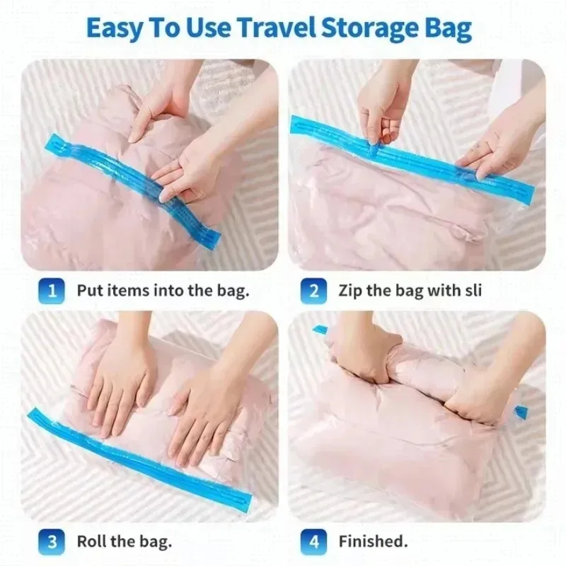 ロールアップ式省スペース旅行用収納バッグ、旅行用品圧縮バッグ - Travel Accessories You Need のレビューと価格