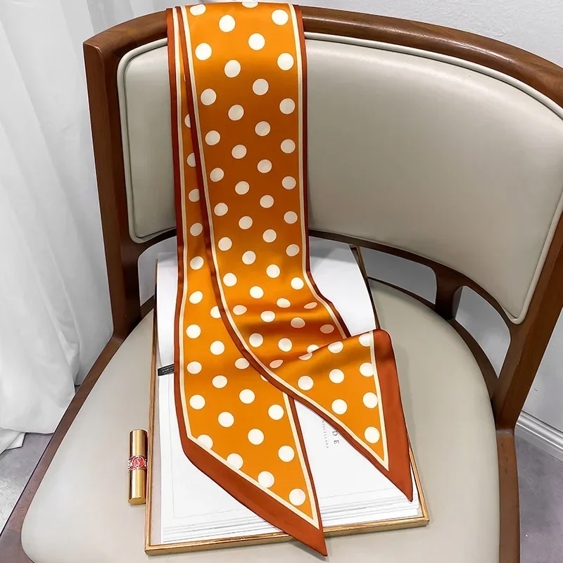 デザインプリントスキニースカーフ格子柄馬毛ヘアバンドスカーフ - Travel Accessories Luxury Brands のレビューと価格