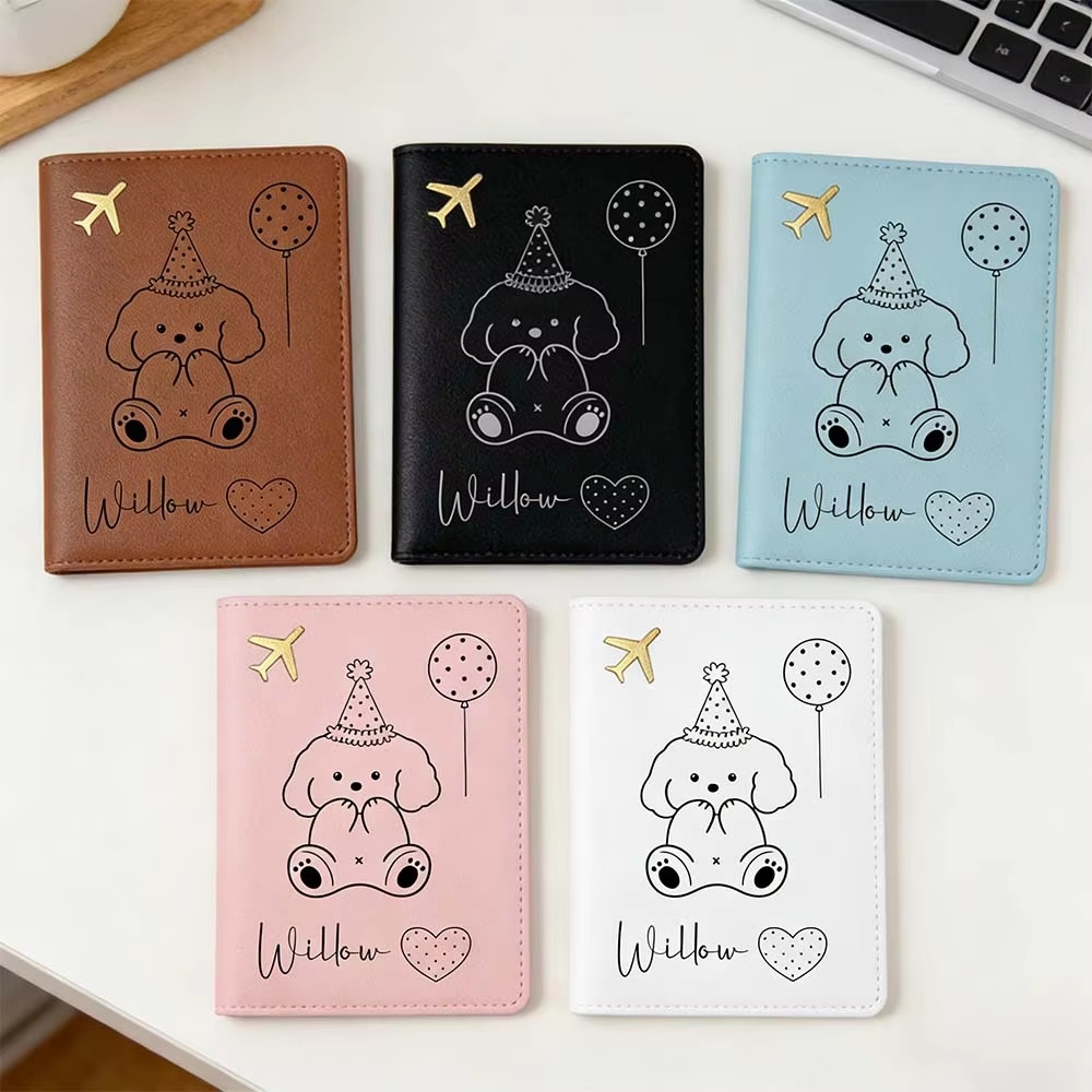1pc パーソナライズされた名前入りパスポートカバー 親友へ - Travel Accessories Best のレビューと価格