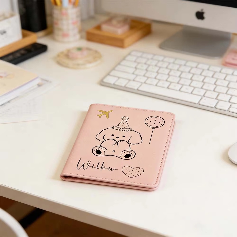 1pc パーソナライズされた名前入りパスポートカバー 親友へ - Travel Accessories Best のレビューと価格
