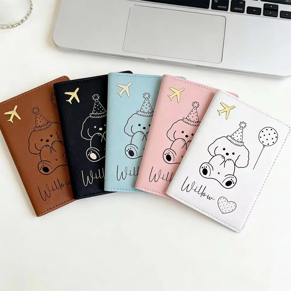 1pc パーソナライズされた名前入りパスポートカバー 親友へ - Travel Accessories Best のレビューと価格