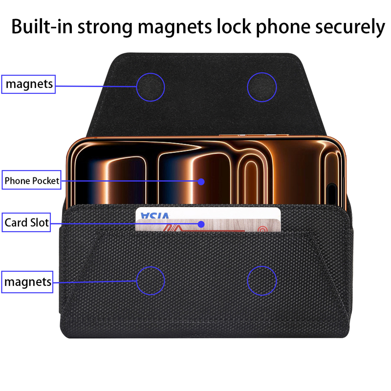 4.7-7.2インチの携帯電話用ナイロンポーチ、携帯電話ベル - Xiaomi Travel Accessories のレビューと価格