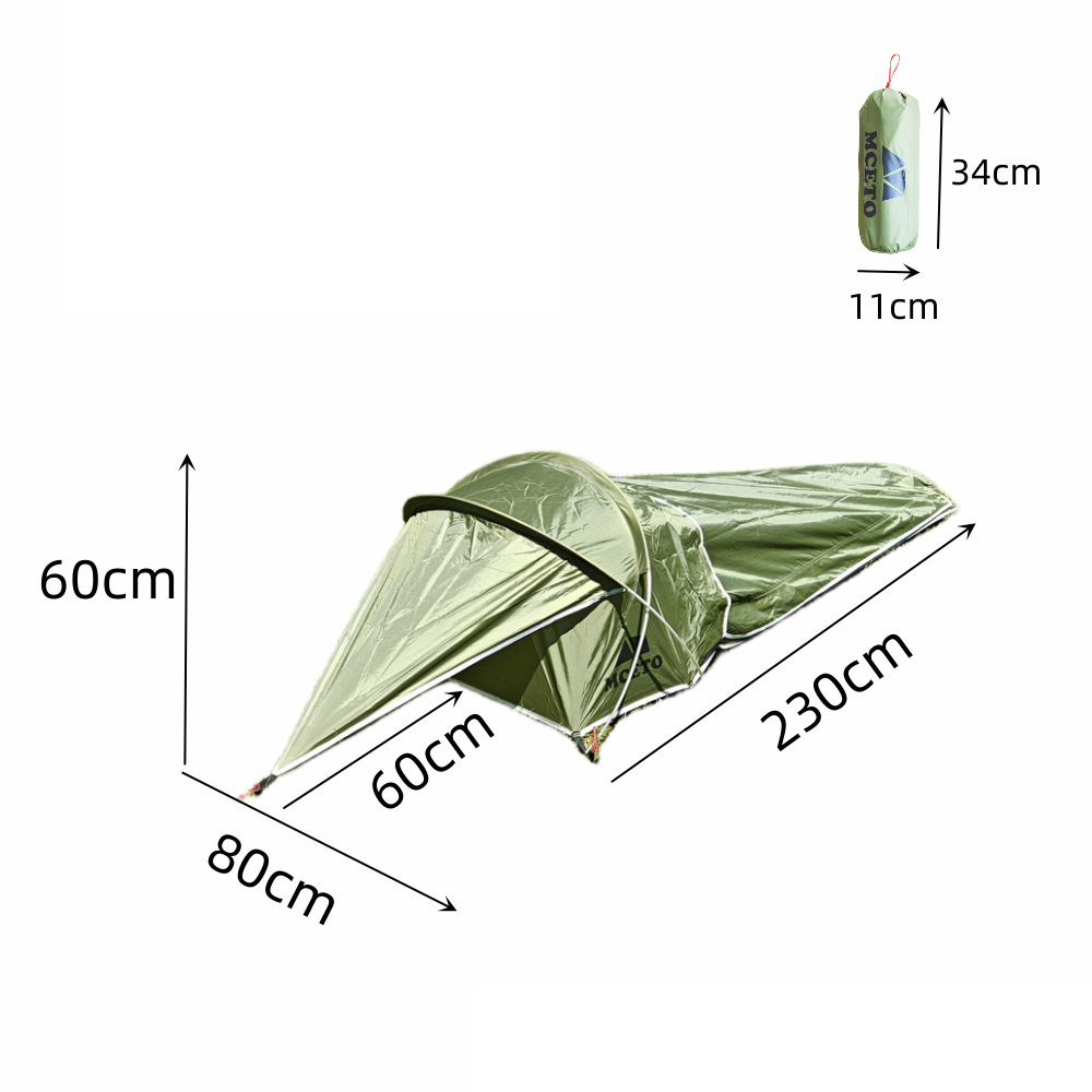 1人用の超軽量防水テント,アウトドアキャンプ,ハイキング,バ - Travel Accessories You Need のレビューと価格