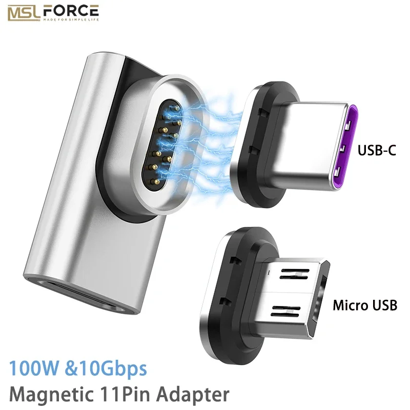 磁気ケーブルプラグヒントマイクロ USB 磁気充電アダプタ  - Cable Lock Combination のレビューと価格
