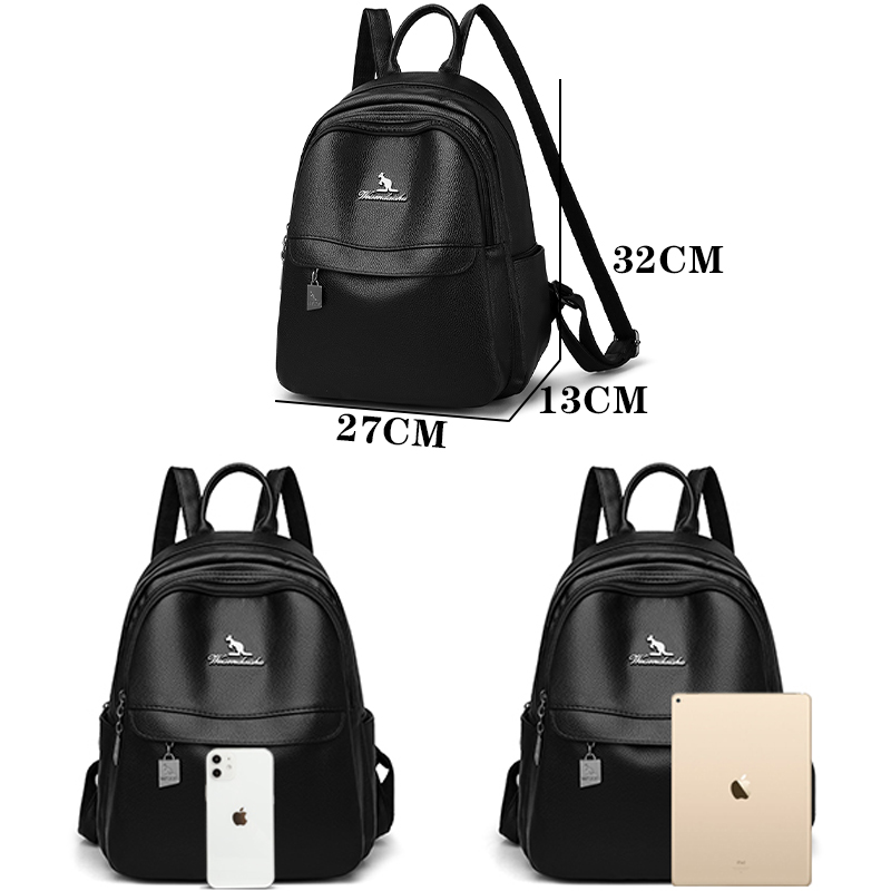 2024 新しい女性のショルダーバッグ高品質レザーバックパッ - Travel Accessories Luxury Brands のレビューと価格