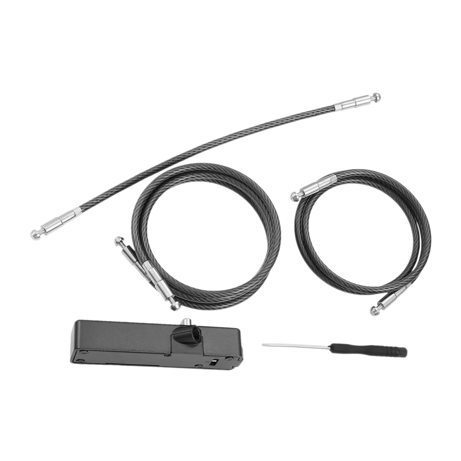1セット4桁ケーブルコンビネーションロック、3本のスチールケ - Cable Lock Combination のレビューと価格