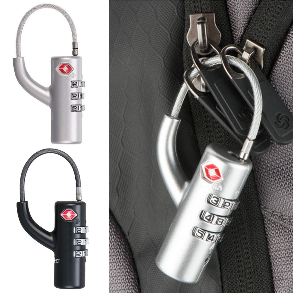 防水小型南京錠 ポータブル税関コードロック TSA税関ロック - Cable Lock Combination のレビューと価格