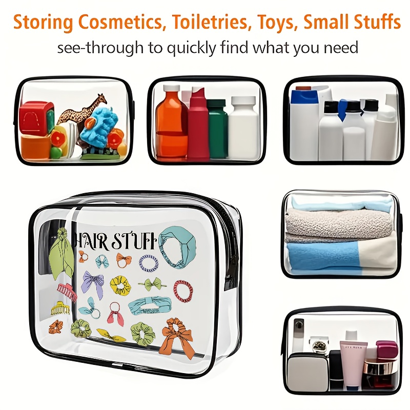 1pc クリアメイクアップバッグ透明トラベルトイレタリーポー - Toiletry Bag Tsa のレビューと価格