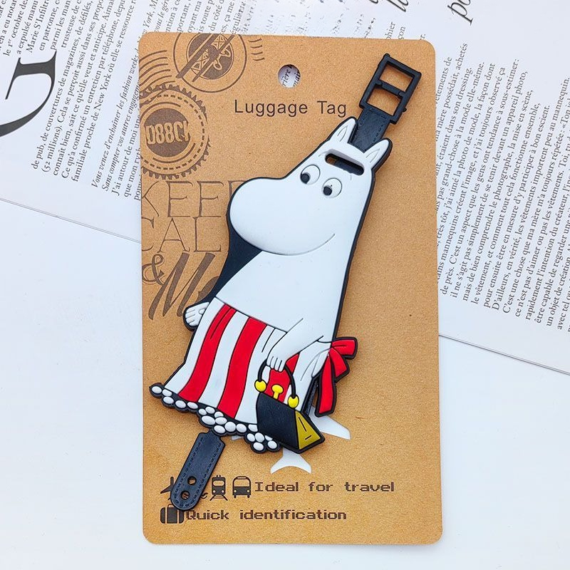 新しいムーミン荷物タグペンダント高価値漫画キャラクター人形型 - Travel Accessories New のレビューと価格