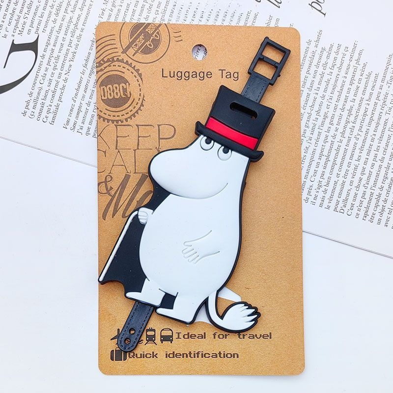 新しいムーミン荷物タグペンダント高価値漫画キャラクター人形型 - Travel Accessories New のレビューと価格