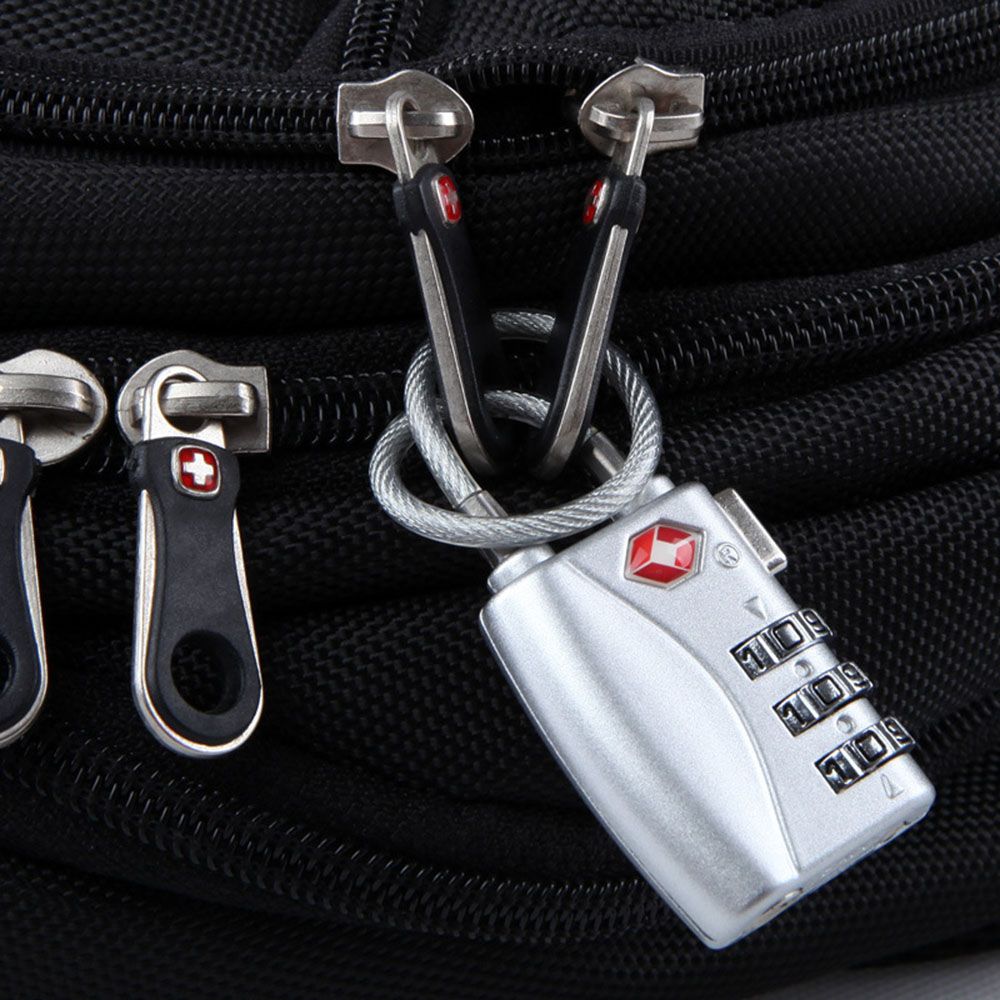 防水ケーブル荷物ロック ポータブル税関コードロック TSA税 - Cable Lock Combination のレビューと価格