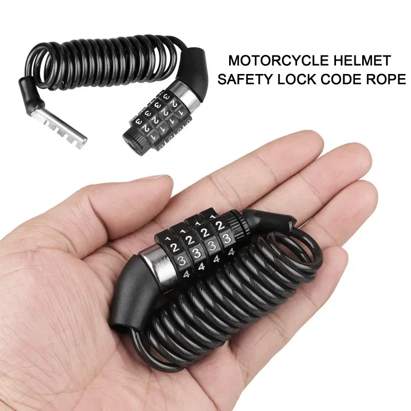 オートバイミニパスワードロック盗難防止コンビネーションヘルメ - Cable Lock Combination のレビューと価格