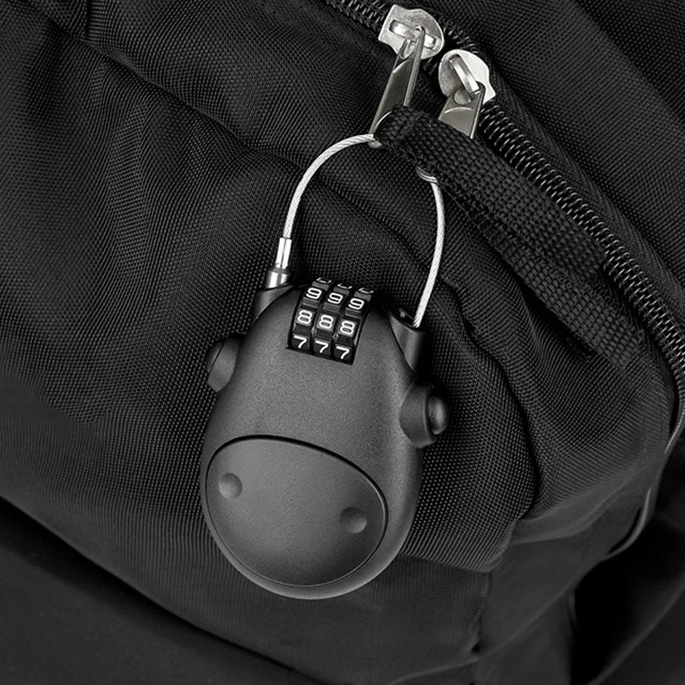 ヘルメットコード化ロック伸縮スチールケーブルバイクコンビネー - Cable Lock Combination のレビューと価格