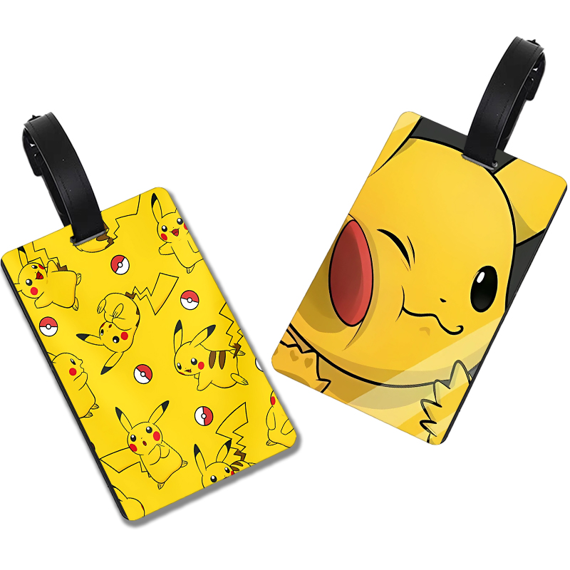 ポケモン漫画荷物タグかわいいプライバシー保護手荷物タグピカチ - Travel Accessories New のレビューと価格