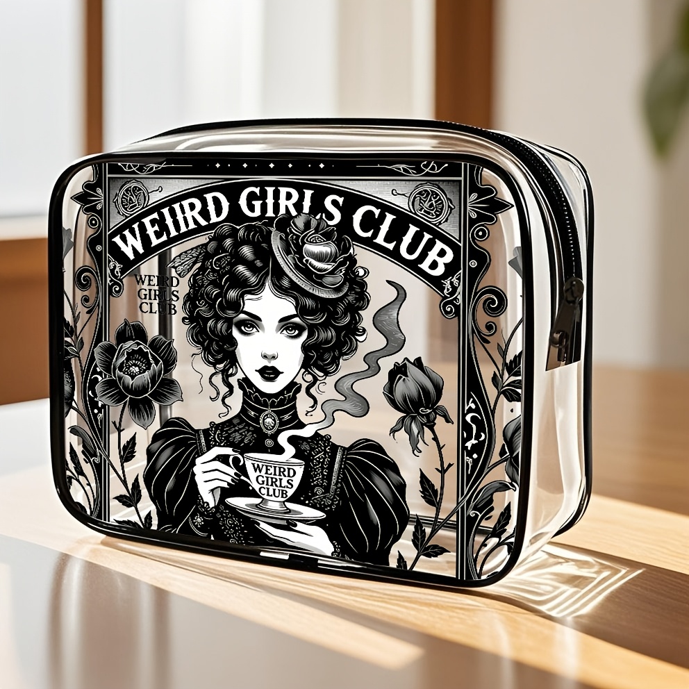 1PC クリアメイクアップバッグ旅行用トイレタリーバッグポー - Toiletry Bag Tsa のレビューと価格