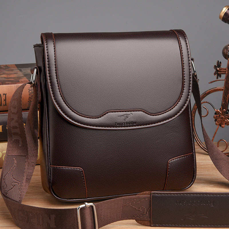 高級ブランドのメンズレザーショルダーバッグ防水ビジネスハンド - Travel Accessories Luxury Brands のレビューと価格