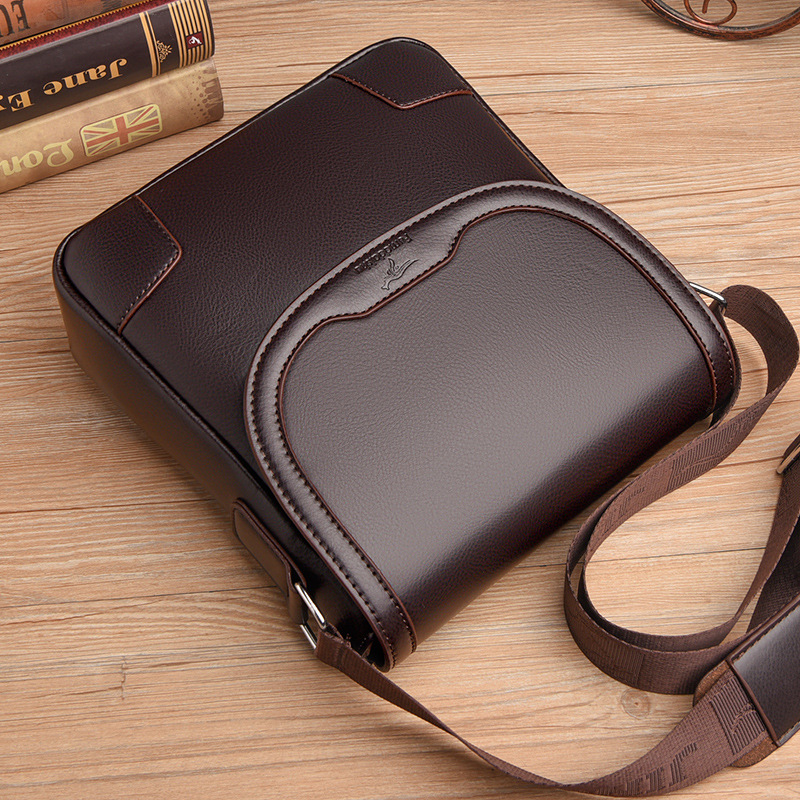高級ブランドのメンズレザーショルダーバッグ防水ビジネスハンド - Travel Accessories Luxury Brands のレビューと価格