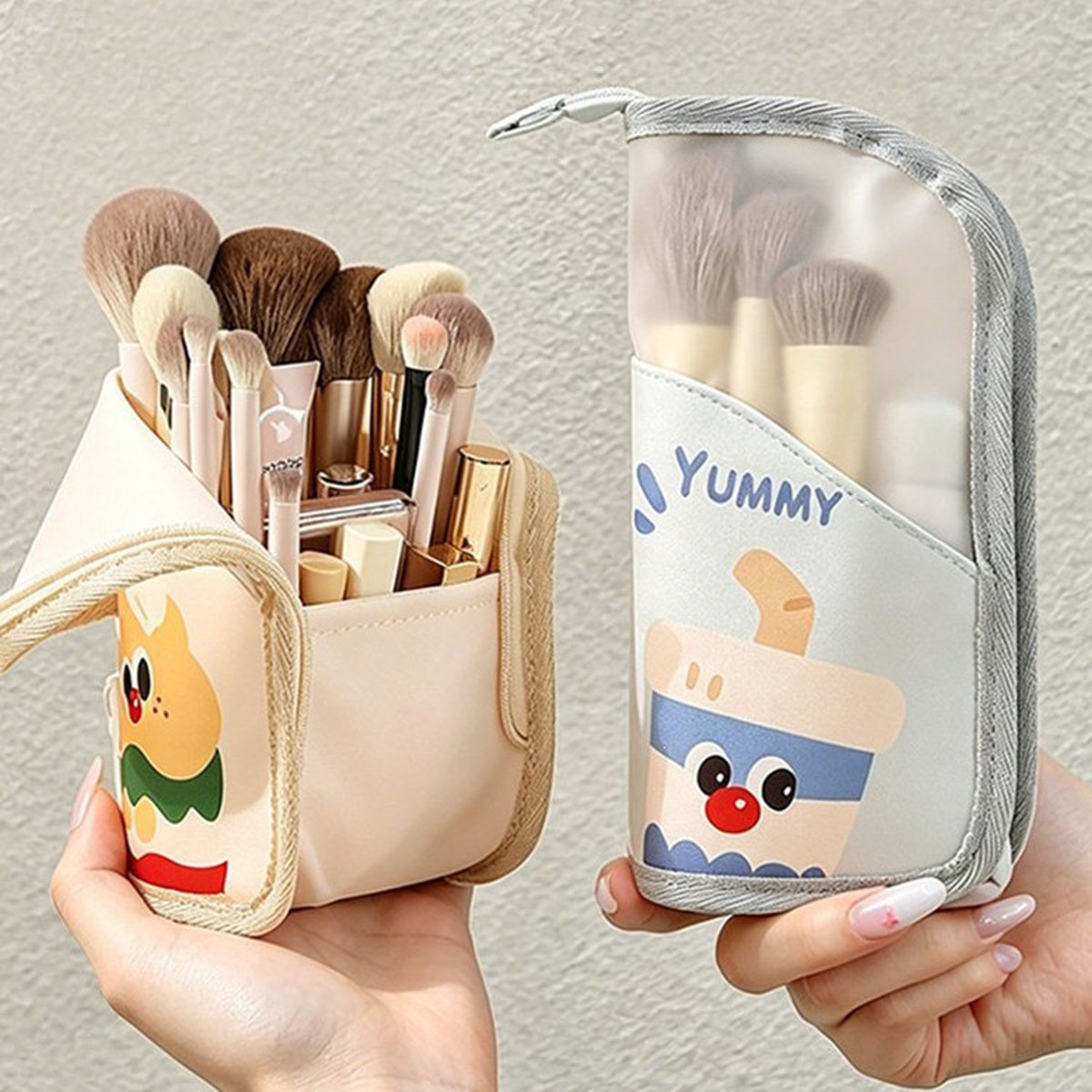 1 個化粧品バッグトラベルスタンド収納メイクアップ下着オーガ - Travel Accessories Toiletries のレビューと価格