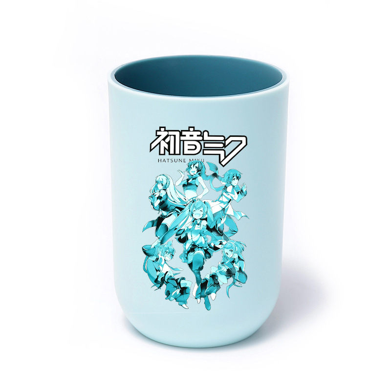 初音ミク歯ブラシカップ女の子かわいい仮想歌手うがいマグカップ - Travel Accessories Best のレビューと価格