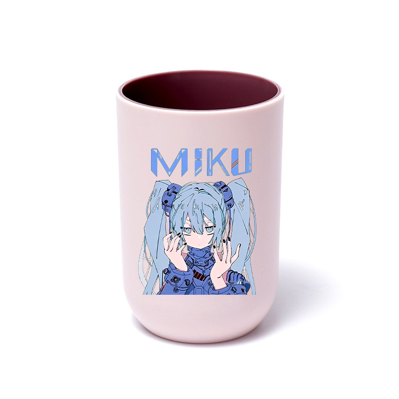 初音ミク歯ブラシカップ女の子かわいい仮想歌手うがいマグカップ - Travel Accessories Best のレビューと価格
