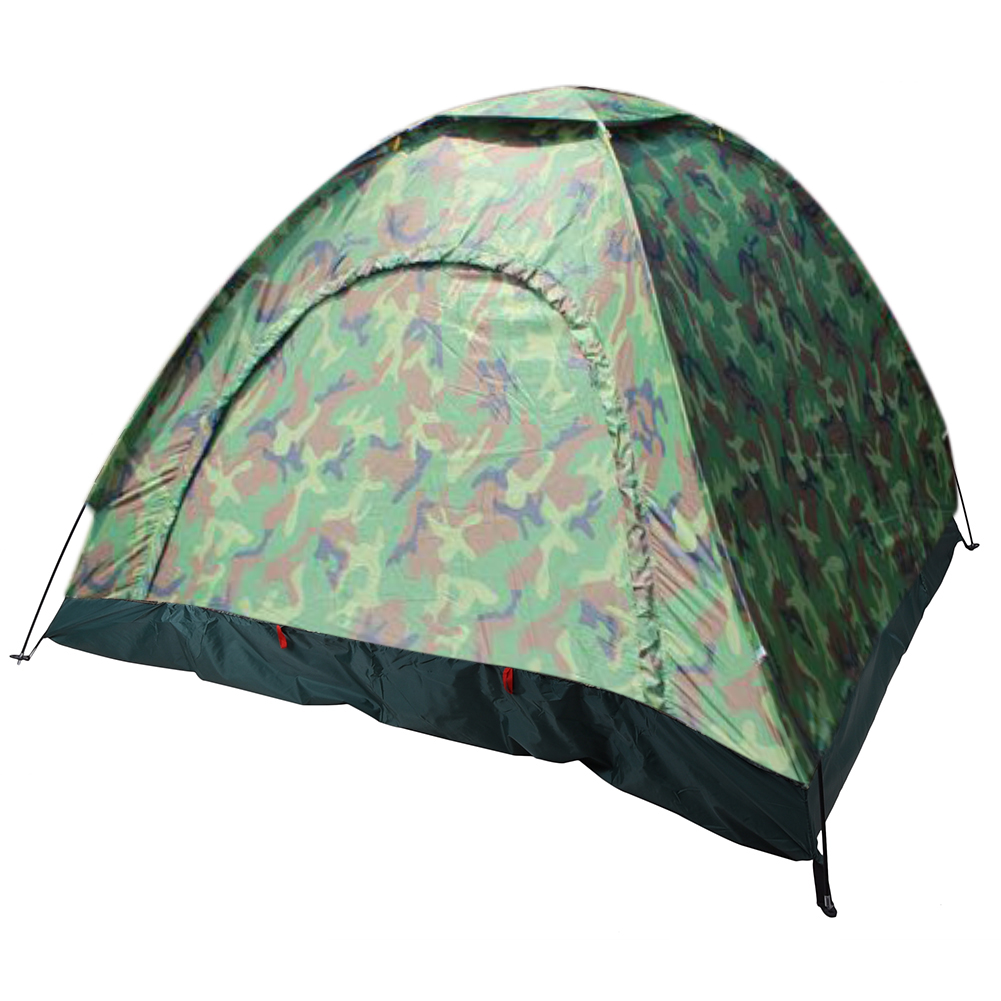 キャンプテント 5-6 人単層迷彩テントポータブル防水テント - Travel Accessories You Need のレビューと価格