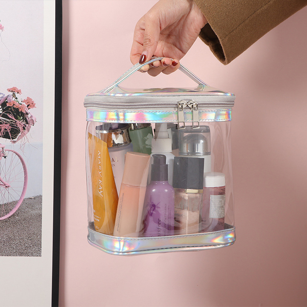 透明なPVC製メイクアップバッグ（ハンドル付き）、透明トラベ - Toiletry Bag Tsa のレビューと価格