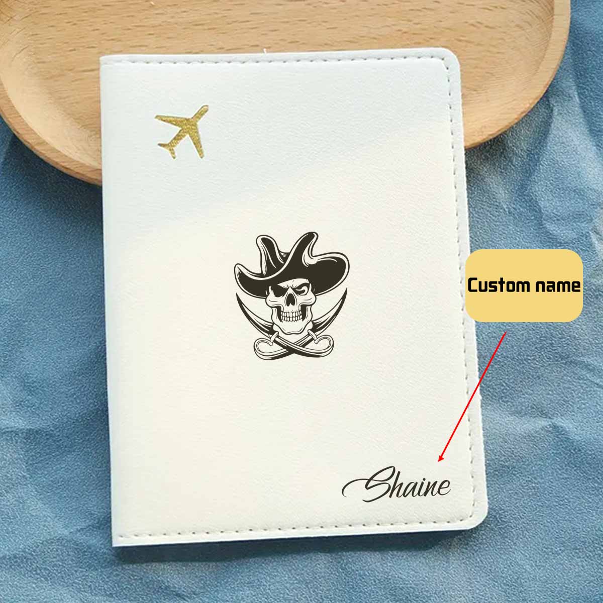1pc パーソナライズされた名前入りパスポートカバー親友への - Travel Accessories Best のレビューと価格