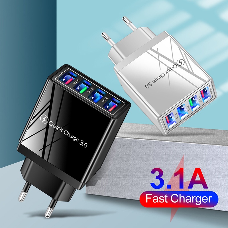 クイックチャージ 3.0 EU US プラグ USB 充電器 - Xiaomi Travel Accessories のレビューと価格