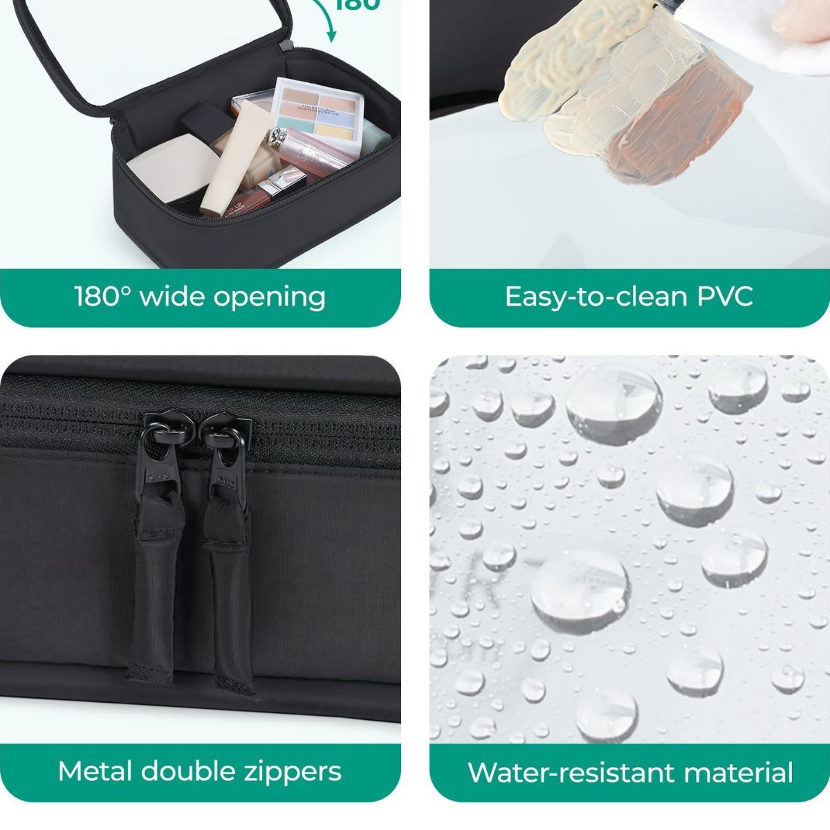 TSA承認済み PVCクリアメイクアップケース 化粧品バッグ - Toiletry Bag Tsa のレビューと価格
